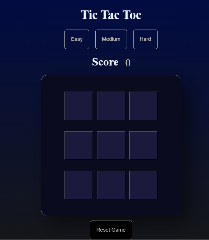 TicTacToe AI